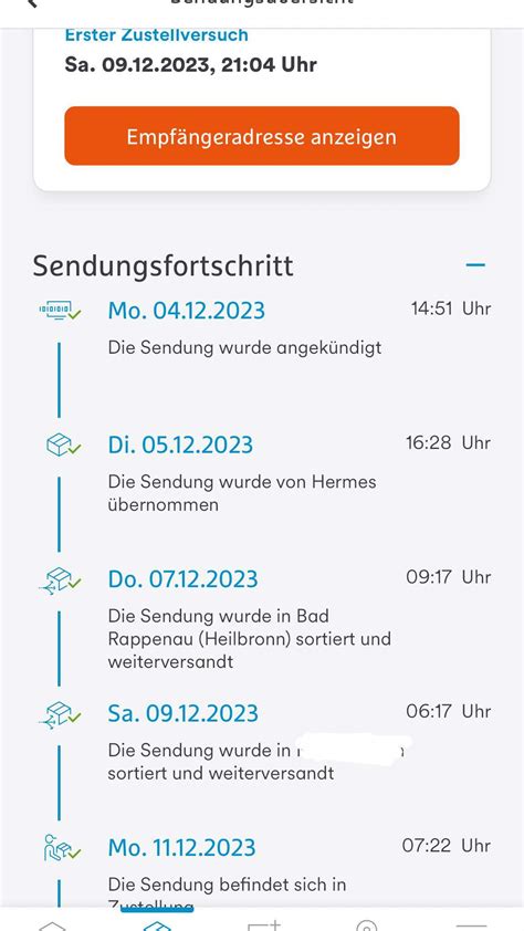 hermes lieferung 23 uhr|hermes sendung ab wann.